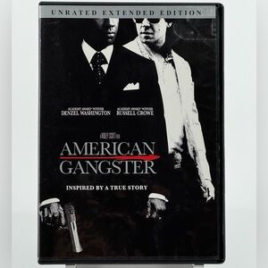 American Gangster on DVD.